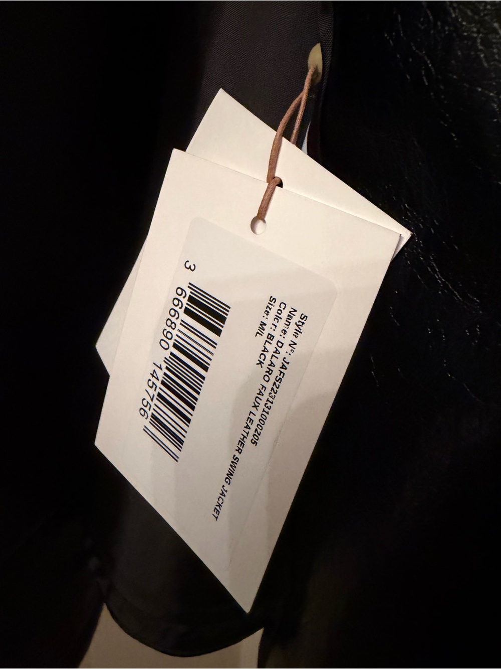 The Frankie Shop Black Patent Oversized Leather Jacket - Picture 7 of 11